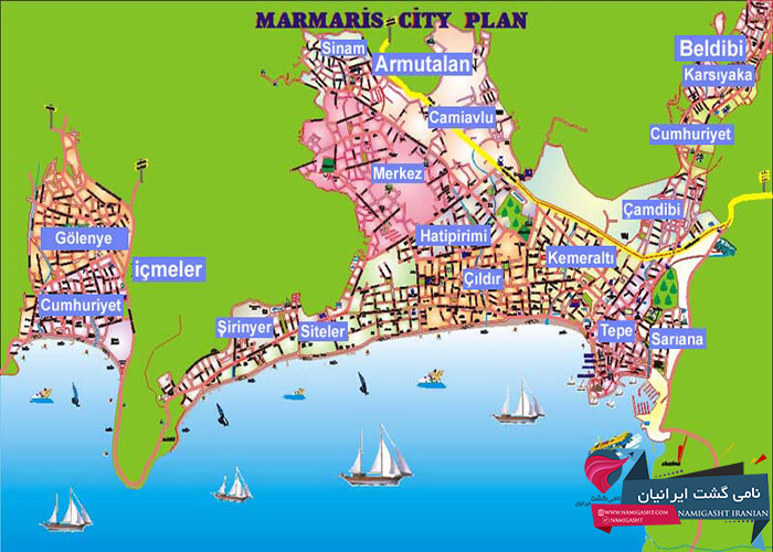 نقشه مارماریس