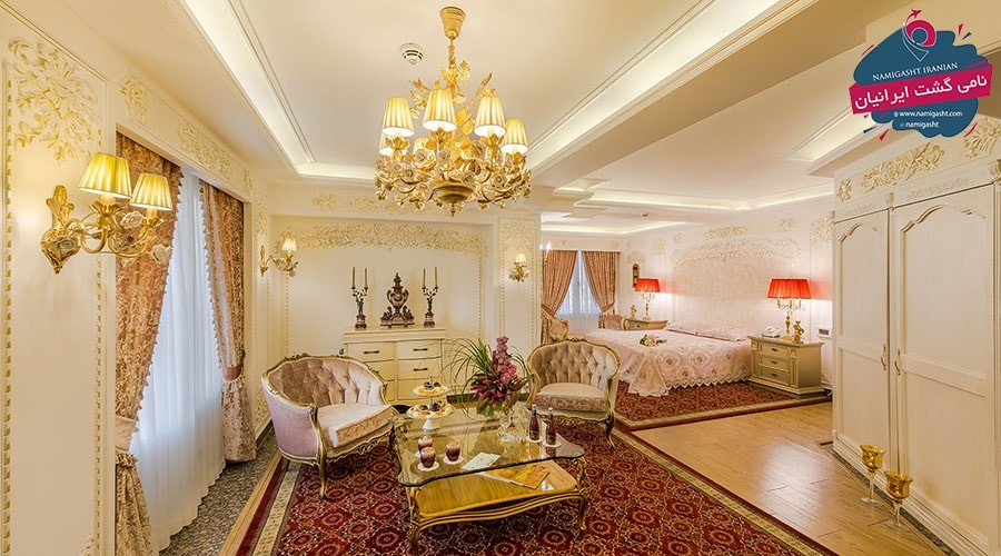 اتاق های هتل قصر طلایی