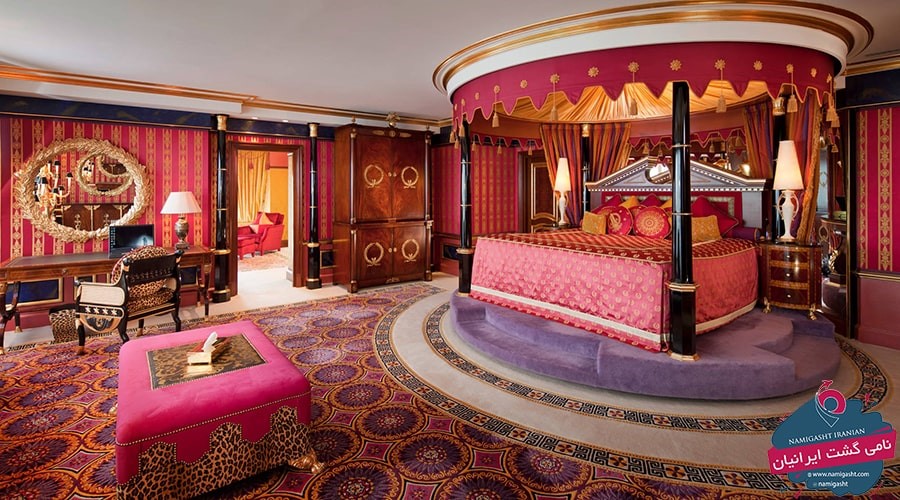 قیمت اتاق های هتل برج العرب دبی